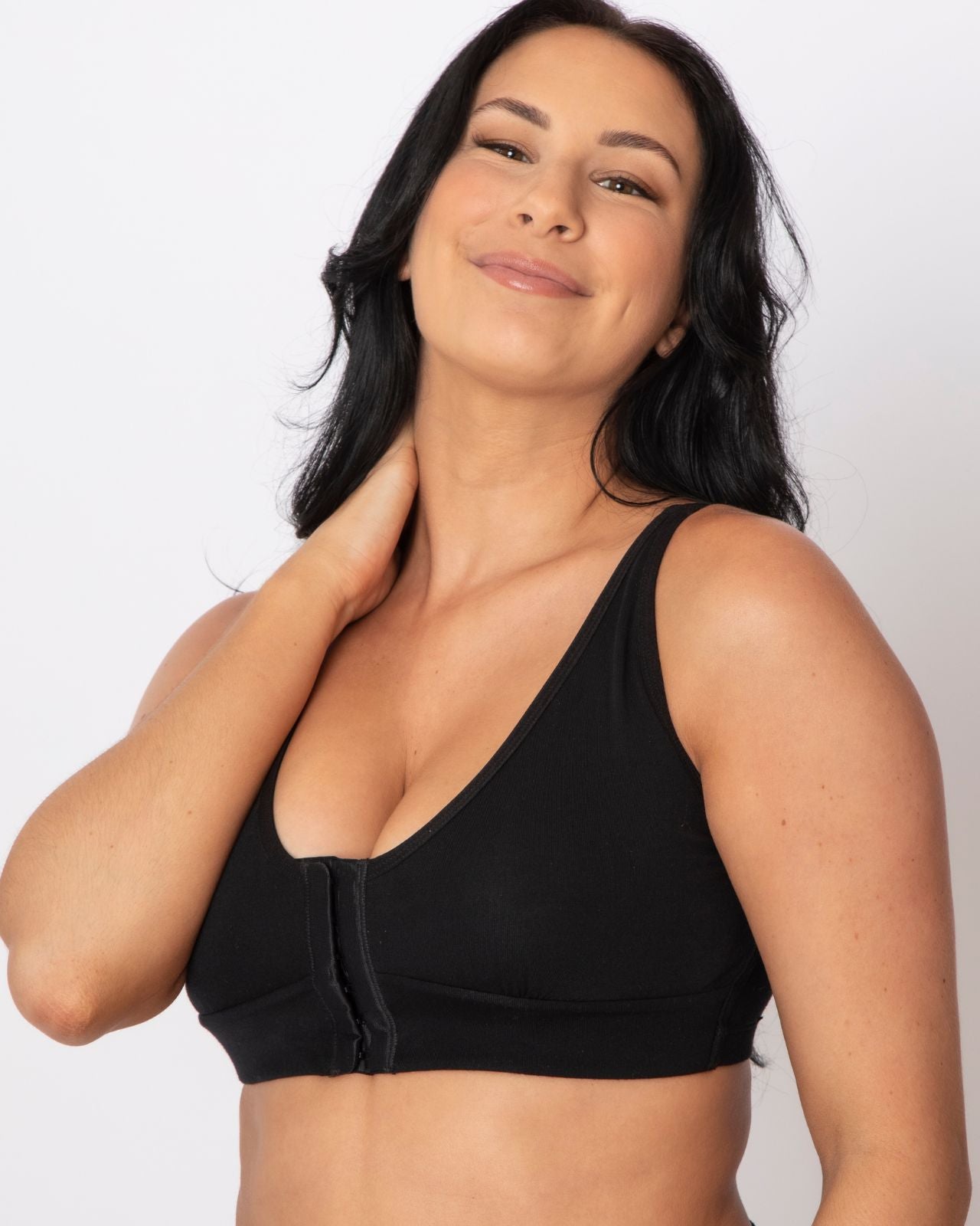 Rora Pocketed Front Closure Bra, Comfortable & Supportive