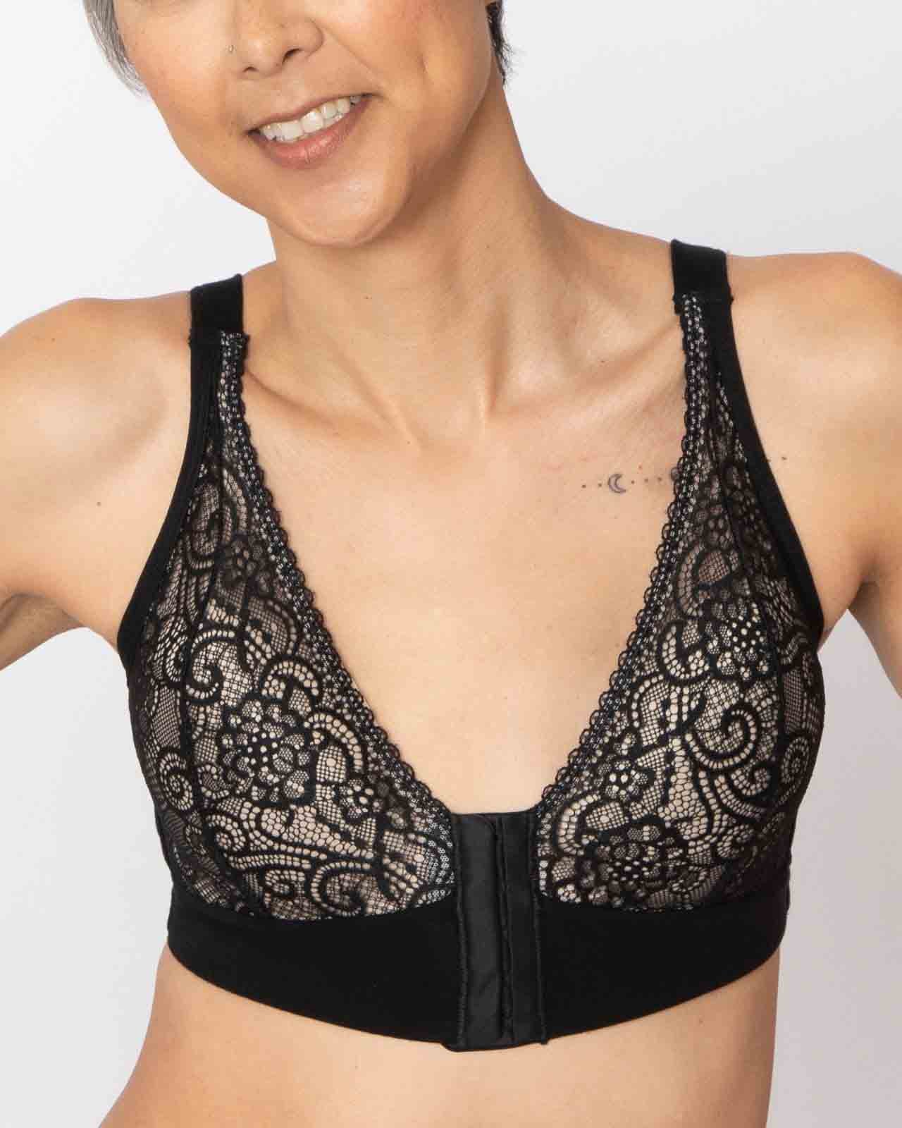 Sexy Lace on Bra and Panty Part, Adjustable Straps, Back Closure