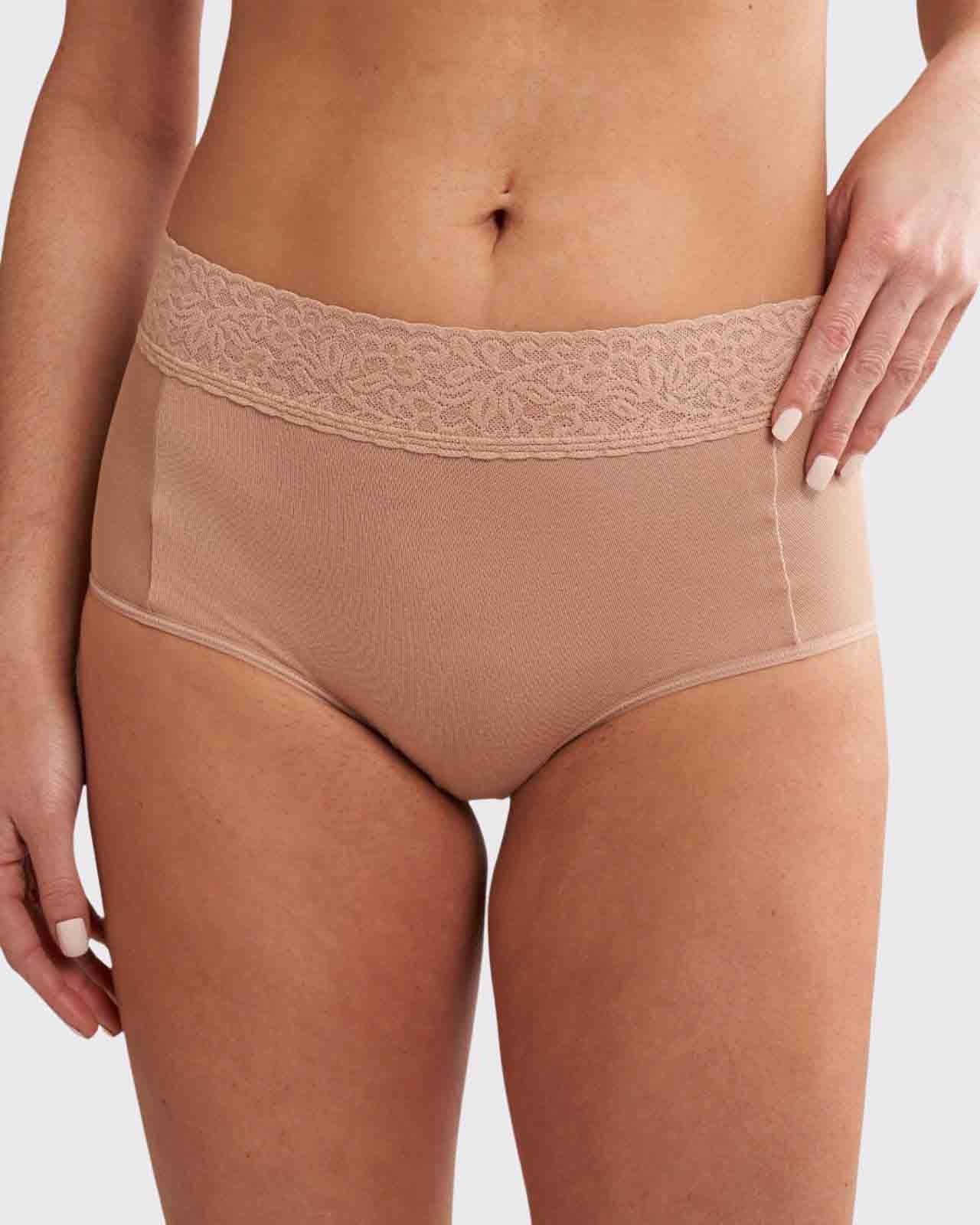 6 Women's No Show Brief Panty Hipster Panties Underwear Seamless Line S M L  XL