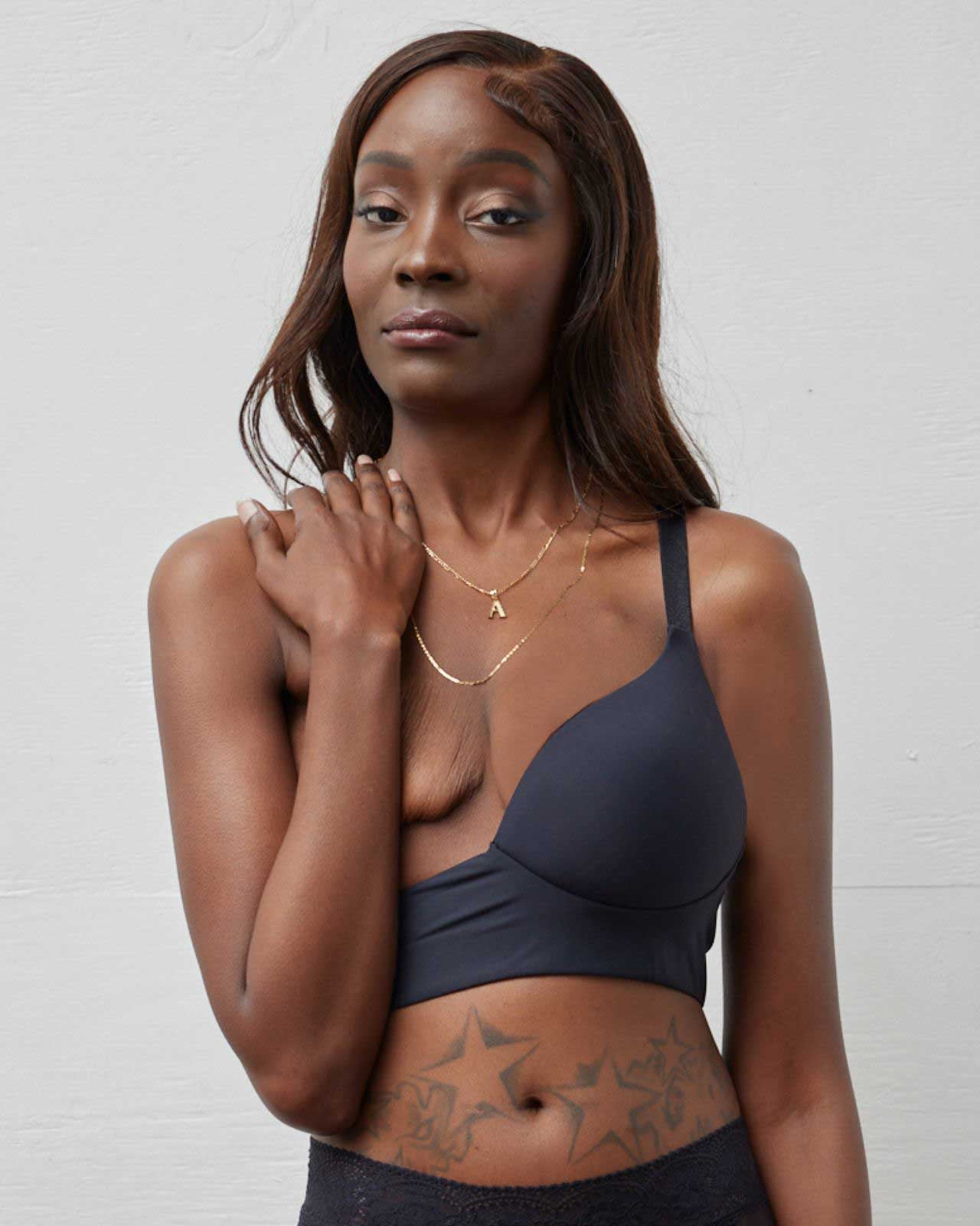 How to Make Sewing Patterns - This Bust Sling Bra was made by