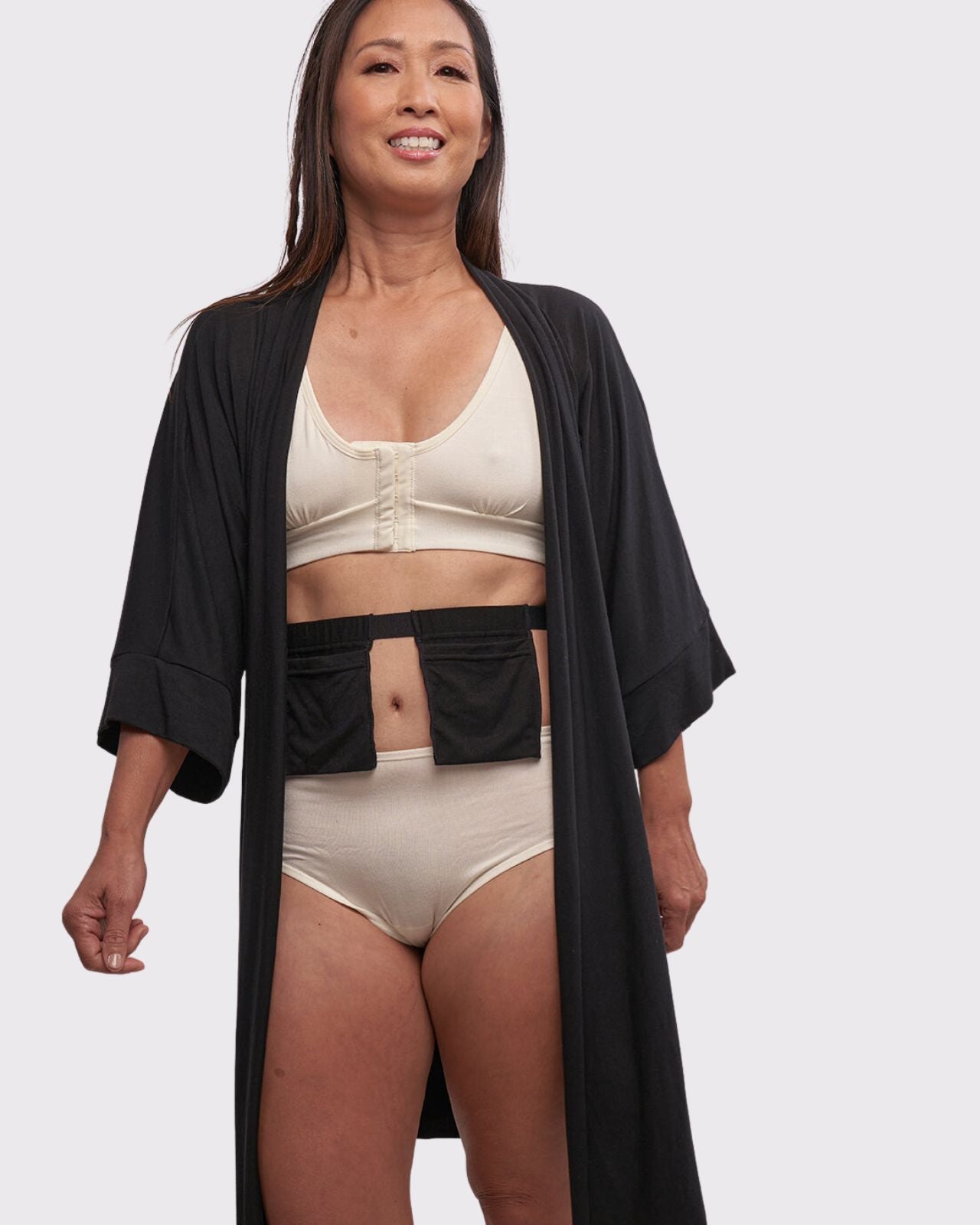 The Miena Robe with Drain Management Belt