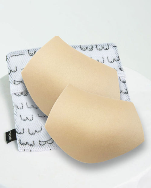 Champagne & modesty pad for the AnOno Monica Full Coverage Wireless bra. Sold individually