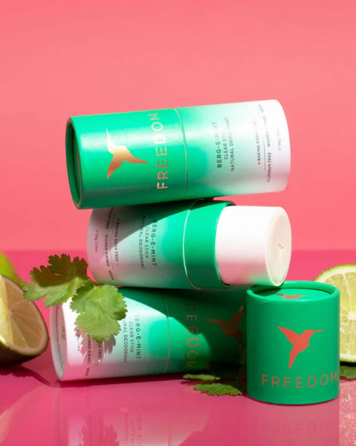 Mint & clear natural deodorant stick