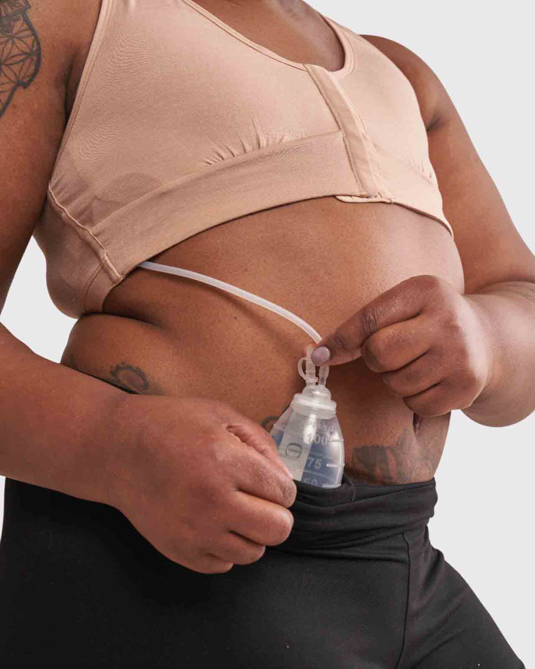 Abby Post-Surgery Pocketed for Drain Wide Leg Pants