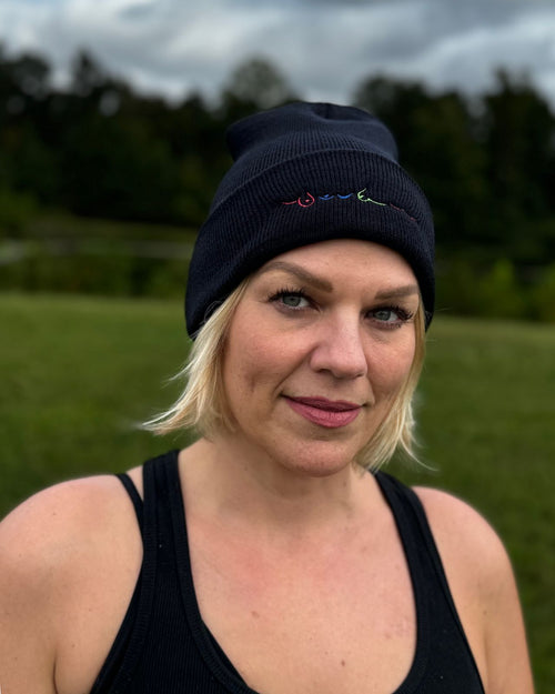 Black & metastatic breast cancer awareness beanie